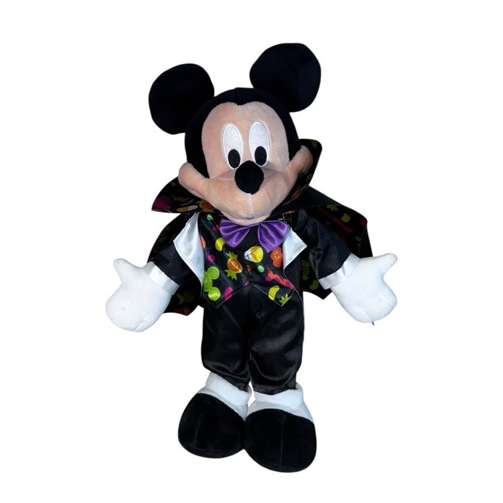 Disney Mickey Mouse Plush Door Greeter Tall 16" Vampire Halloween